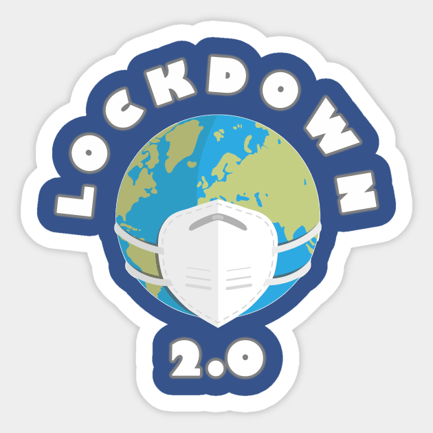 Lockdown 2.0 Sticker by Stuart Waddell Photography and Design